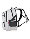 Ghiozdan scoala Daco GH5014, 4 compartimente, 46 x 33 x 18 cm, Alb/Negru