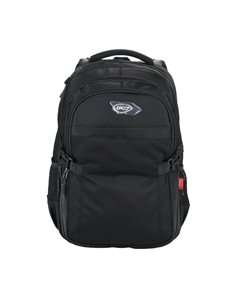 Ghiozdan scoala Daco GH5013, 4 compartimente, 46 x 33 x 18 cm, Negru