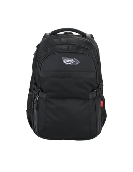 Ghiozdan scoala Daco GH5013, 4 compartimente, 46 x 33 x 18 cm, Negru