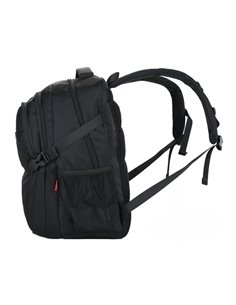 Ghiozdan scoala Daco GH5013, 4 compartimente, 46 x 33 x 18 cm, Negru 2