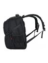 Ghiozdan scoala Daco GH5013, 4 compartimente, 46 x 33 x 18 cm, Negru