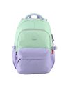Ghiozdan scoala Daco GH5005T, 3 compartimente, 45 x 33 x 18 cm, Mov/verde