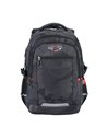 Ghiozdan scoala Daco GH5017, 4 compartimente, 46 x 33 x 18 cm, Negru