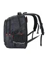 Ghiozdan scoala Daco GH5017, 4 compartimente, 46 x 33 x 18 cm, Negru