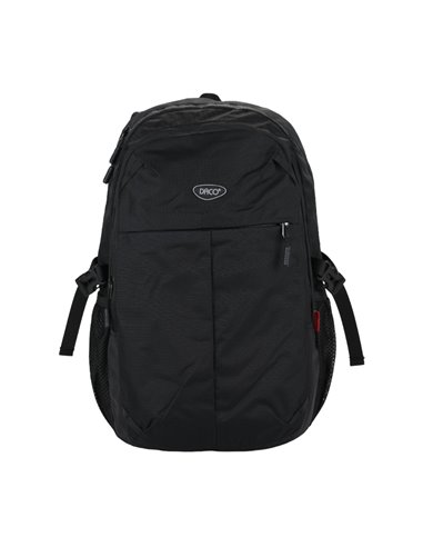 Ghiozdan scoala Daco GH5016, 3 compartimente, 46 x 33 x 18 cm, Negru