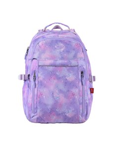 Ghiozdan scoala Daco GH5003, 5 compartimente, 45 x 33 x 18 cm, Mov/roz