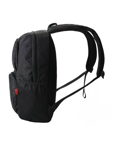 Ghiozdan scoala Daco GH5001, 3 compartimente, 45 x 33 x 18 cm, Negru