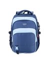 Ghiozdan scoala Daco GH5008A, 3 compartimente, 41 x 32 x 16 cm, Albastru