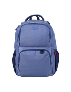 Ghiozdan scoala Daco GH5000A, 3 compartimente, 43 x 32 x 17 cm, Albastru inchis