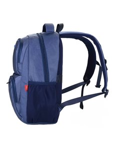 Ghiozdan scoala Daco GH5000A, 3 compartimente, 43 x 32 x 17 cm, Albastru inchis 2