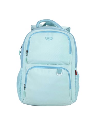 Ghiozdan scoala Daco GH5000T, 3 compartimente, 43 x 32 x 17 cm, Turcoaz