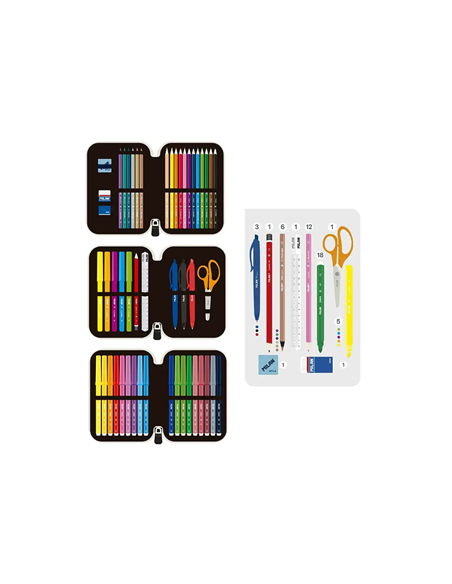 Penar echipat Milan 1364SPT, 3 fermoare, Motiv sports