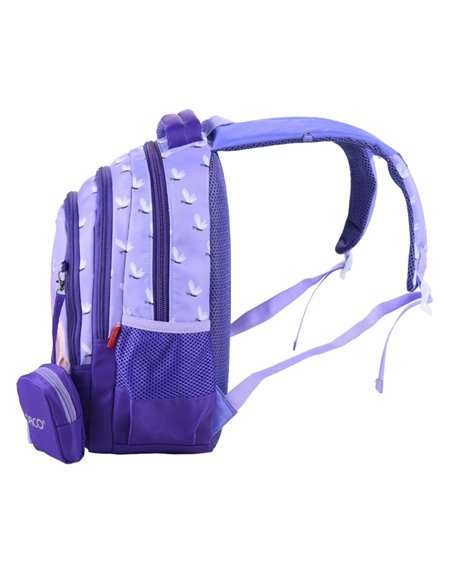 Ghiozdan scoala Daco GH3023, 4 compartimente, 38 x 30 x 17 cm, Zana noptii