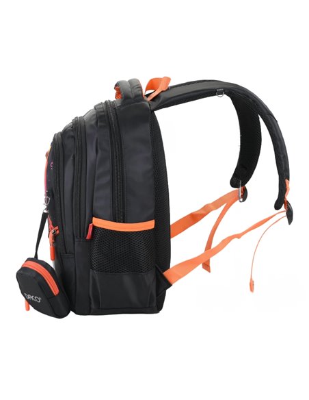 Ghiozdan scoala Daco GH3519, 4 compartimente, 38 x 30 x 17 cm, Astronaut