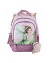 Ghiozdan scoala Daco GH3020, 4 compartimente, 38 x 30 x 17 cm, Fairy