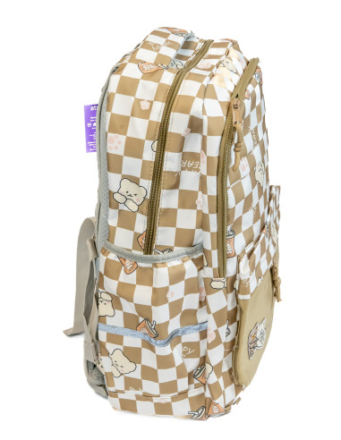 PL014,Ghiozdan Strigo PL014, 46 x 32 x 24 cm, Crem