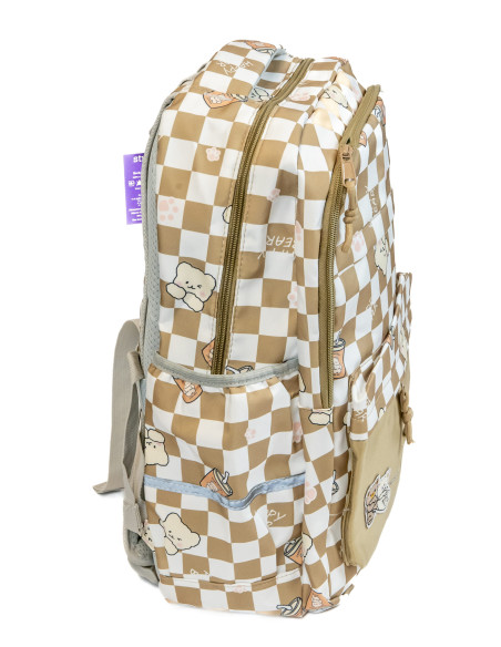 PL014,Ghiozdan Strigo PL014, 46 x 32 x 24 cm, Crem