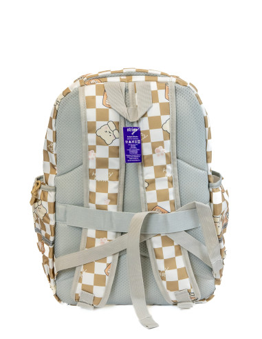PL014,Ghiozdan Strigo PL014, 46 x 32 x 24 cm, Crem