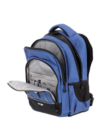 PL003,Ghiozdan Strigo Misty + Navy Blue Skate PL003, 24 L, 39 x 27 x 18 cm