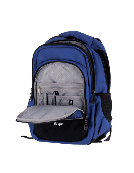 PL003,Ghiozdan Strigo Misty + Navy Blue Skate PL003, 24 L, 39 x 27 x 18 cm