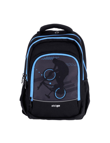 PL009,Ghiozdan Strigo Misty+ Black Bicycle PL009, 24 L, 39 x 27 x 18 cm