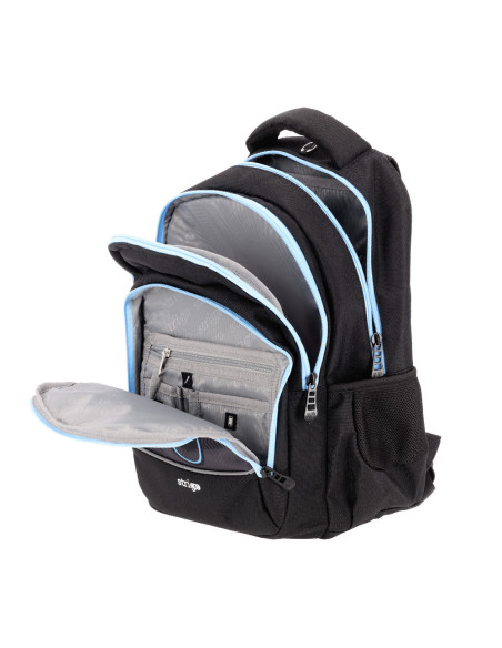 PL009,Ghiozdan Strigo Misty+ Black Bicycle PL009, 24 L, 39 x 27 x 18 cm