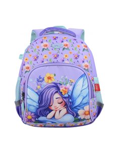 Ghiozdan gradinita Daco GH260, 2 compartimente, 33 x 25 x 13 cm, Zana florilor