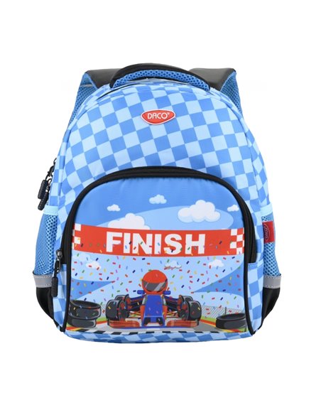 Ghiozdan gradinita Daco GH263, 2 compartimente, 33 x 25 x 13 cm, Linia de sosire