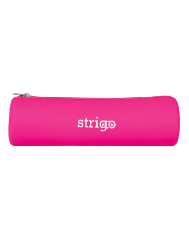 SSC059,Penar etui Strigo SSC059 din silicon tip cilindru, Roz