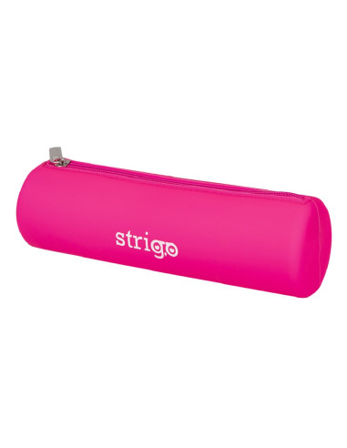 SSC059,Penar etui Strigo SSC059 din silicon tip cilindru, Roz