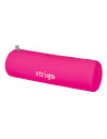 SSC059,Penar etui Strigo SSC059 din silicon tip cilindru, Roz
