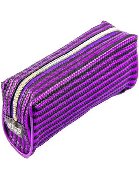 SSC107,Penar etui tip cliindru Strigo SSC107, metalic Mov