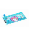 SSC082,Penar etui Strigo SSC082, Albastru, motiv Unicorn Cu Stelute Plutitoare