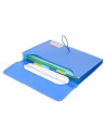 SF102,Mapa Strigo Plastic Extensibil A4, 6 Compartimente, albastru SF102
