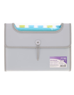 SF103,Mapa Strigo Plastic Extensibil A4,12 Compartimente, gri SF103 2