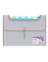 SF103,Mapa Strigo Plastic Extensibil A4,12 Compartimente, gri SF103