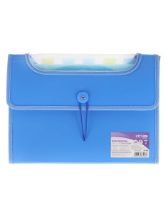 SF104,Mapa Strigo Plastic Extensibil A4, 12 Compartimente, albastru SF104 2