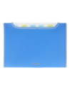 SF104,Mapa Strigo Plastic Extensibil A4, 12 Compartimente, albastru SF104