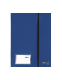 SF087,Mapa Strigo, PP, A4, cu elastic, 20 folii protectie albastru inchis SF087 2