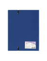 SF087,Mapa Strigo, PP, A4, cu elastic, 20 folii protectie albastru inchis SF087