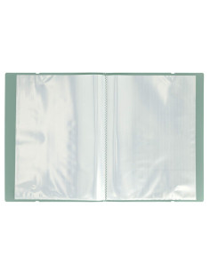 SF089,Mapa Strigo, PP, A4, cu elastic, 20 folii protectie, verde deschis SF089