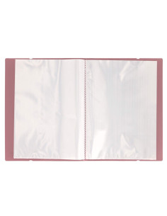 SF092,Mapa Strigo, PP, A4, cu elastic, 30 folii protectie, roz inchis SF092