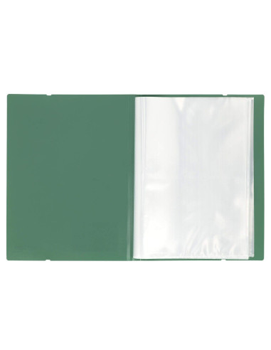 SF093,Mapa Strigo, PP, A4, cu elastic, 40 folii protectie, verde inchis SF093
