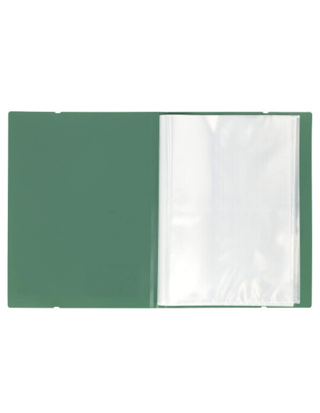 SF093,Mapa Strigo, PP, A4, cu elastic, 40 folii protectie, verde inchis SF093