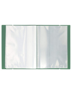 SF093,Mapa Strigo, PP, A4, cu elastic, 40 folii protectie, verde inchis SF093