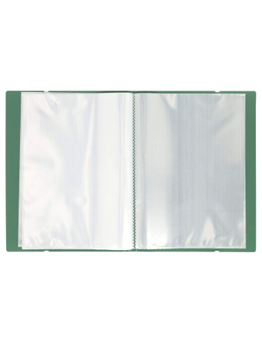 SF093,Mapa Strigo, PP, A4, cu elastic, 40 folii protectie, verde inchis SF093