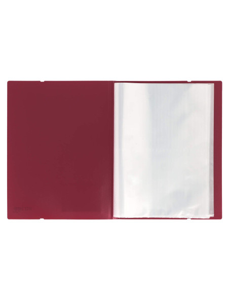 SF094,Mapa Strigo, PP, A4, cu elastic, 40 folii protectie, maro SF094