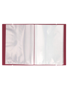SF094,Mapa Strigo, PP, A4, cu elastic, 40 folii protectie, maro SF094
