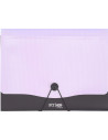 SF050,Mapa Strigo PP, A4, 13 compartimente, inchidere cu elastic, clips metalic, mov SF050
