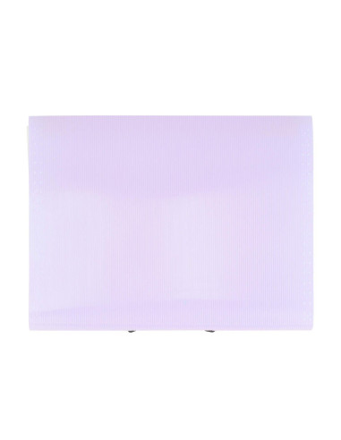 SF050,Mapa Strigo PP, A4, 13 compartimente, inchidere cu elastic, clips metalic, mov SF050